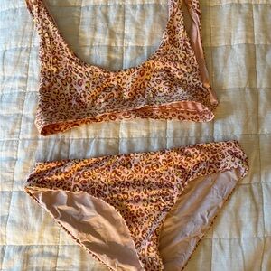 Leopard Print Bikini Set